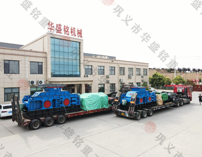 水泥廢料用什么破碎好？就用液壓對輥制砂機