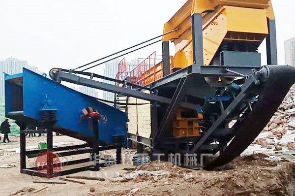 移動(dòng)對(duì)輥破碎機(jī)廠家，破碎哪些物料